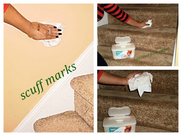Baby wipes for the carpet