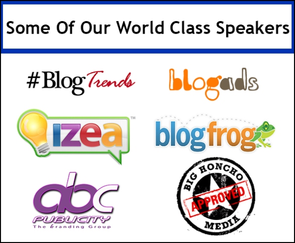 The Blog Workshop speakers